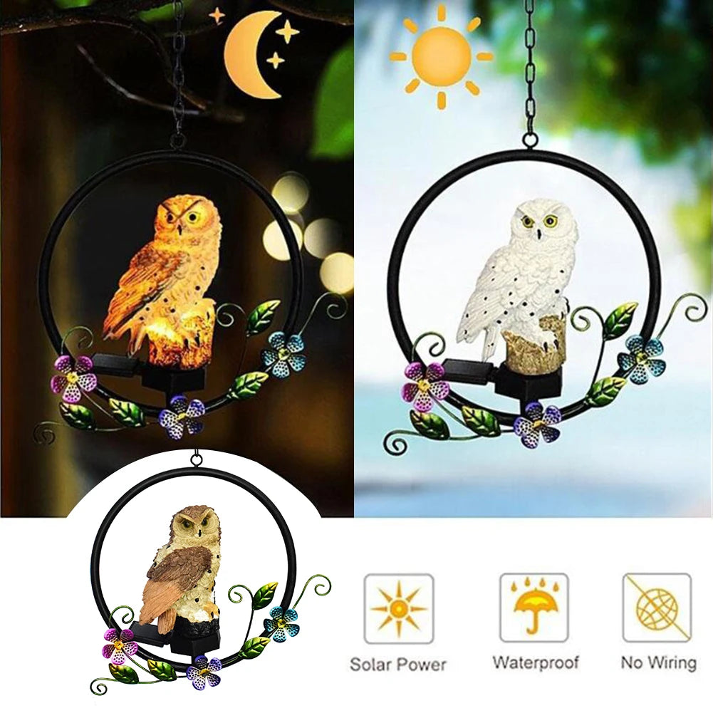 lampe veilleuse hibou dans une chambre
