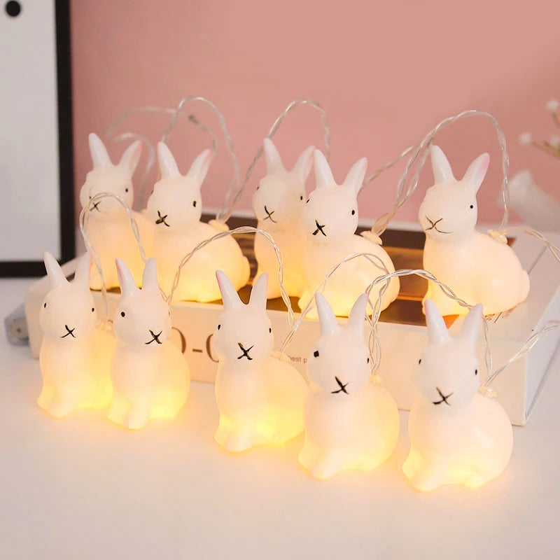 Lapin veilleuse Pile dans un salon
