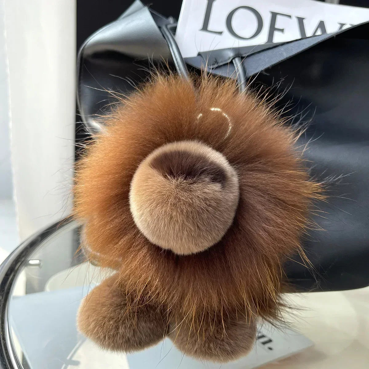 peluche veilleuse lion porte-clé de la voiture