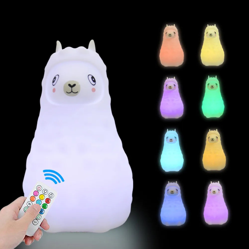 Veilleuse lapin silicone dans une cuisine