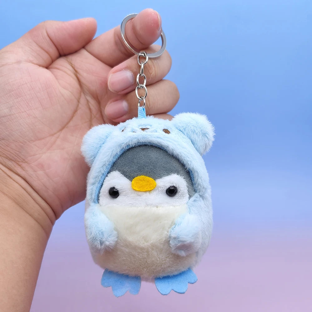 Peluche pingouin veilleuse clé du bureau