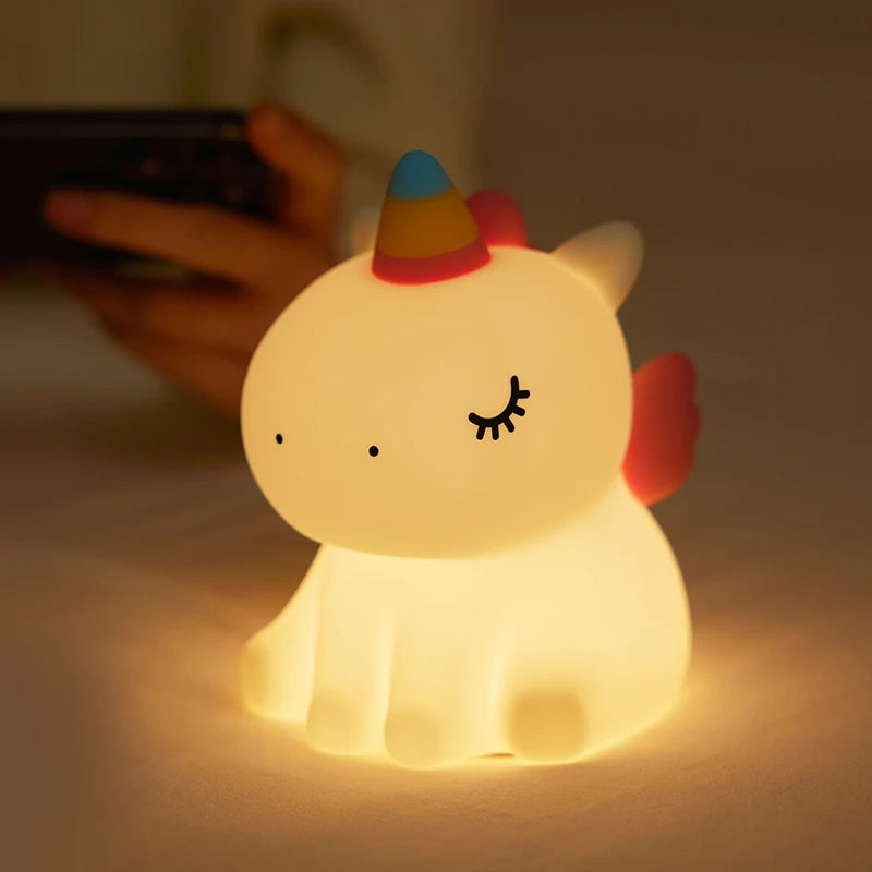 veilleuse panda led en silicone dans un restaurant