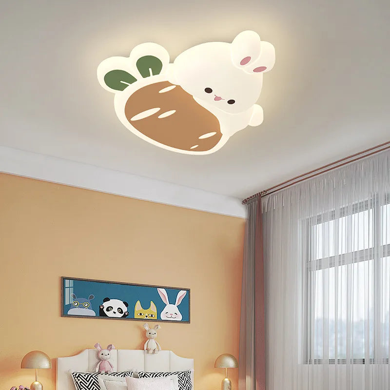 Lapin veilleuse plafond dans un bureau