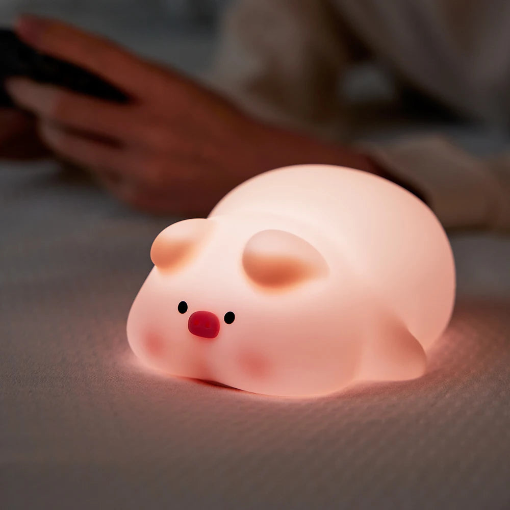 Veilleuse enfant lion dans une chambre