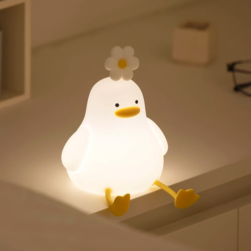 Veilleuse enfant lapin dans un bureau