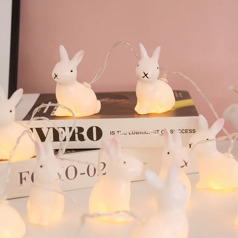Lapin veilleuse Pile dans une chambre
