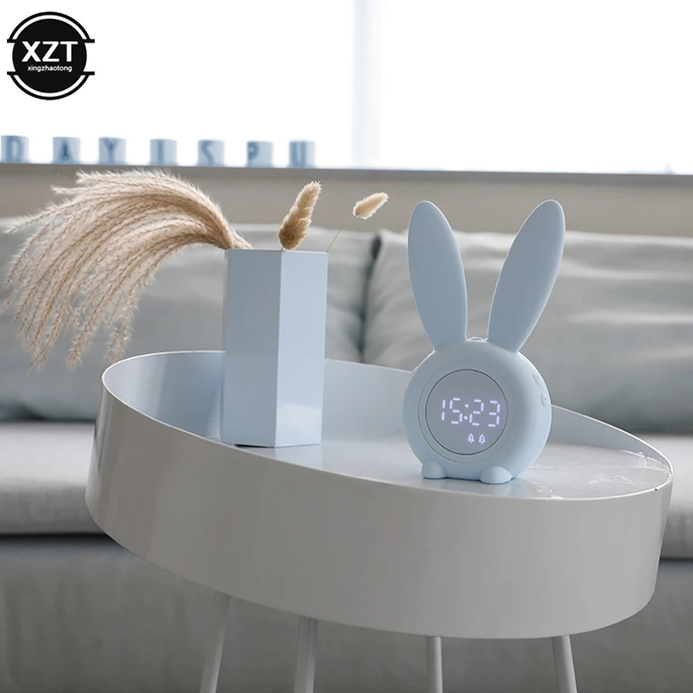réveil veilleuse lapin