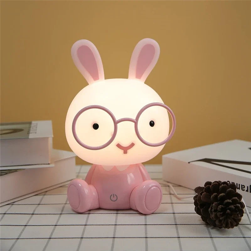 Veilleuse de sol bébé lapin dans un restaurant