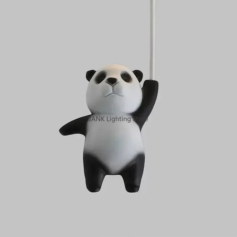 veilleuse panda plafond dans une chambre