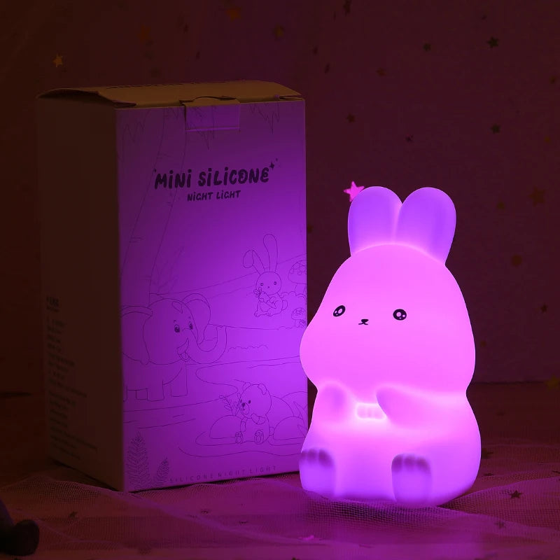 lampe veilleuse chat dans une boutique