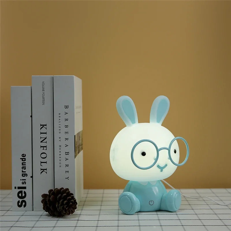 Veilleuse de Sol Bébé Lapin dans une chambre