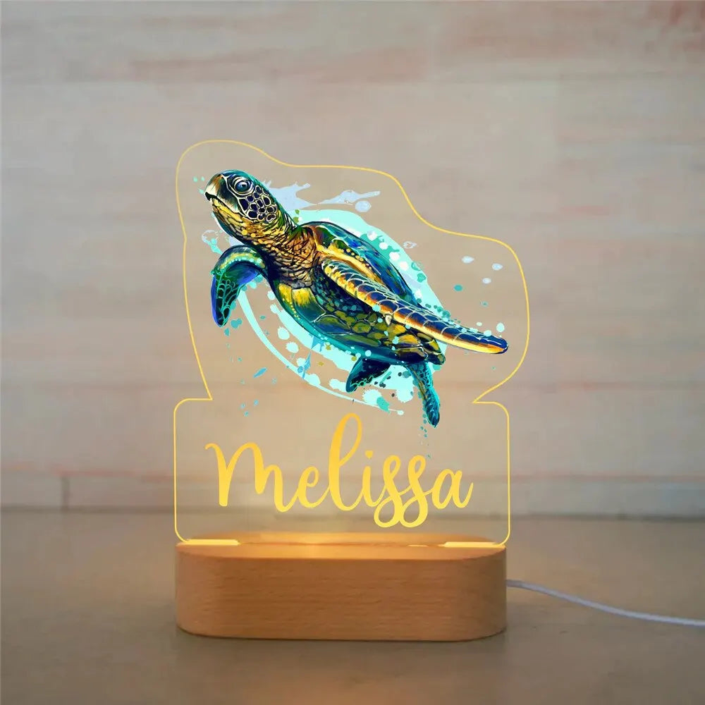 Veilleuse bébé ourson personnalisée meilleur cadeau pour votre fils