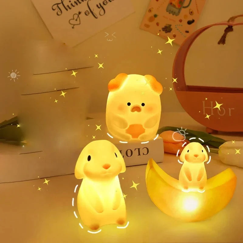 Petite veilleuse lapin dans une chambre