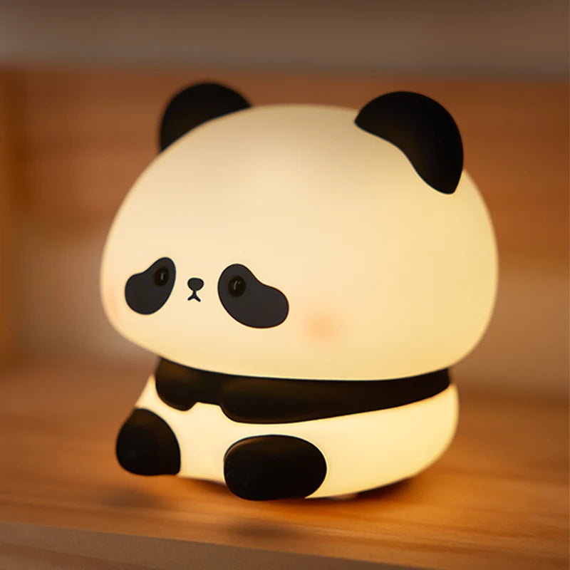 veilleuse panda led en silicone dans un magasin