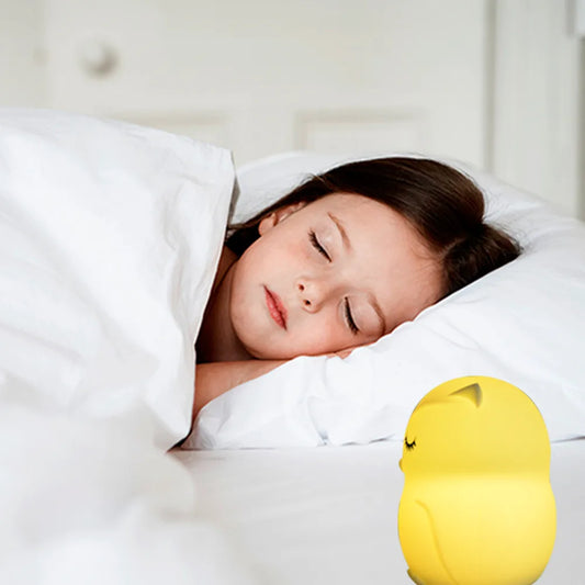 chouette hibou veilleuse musicale dans une chambre 