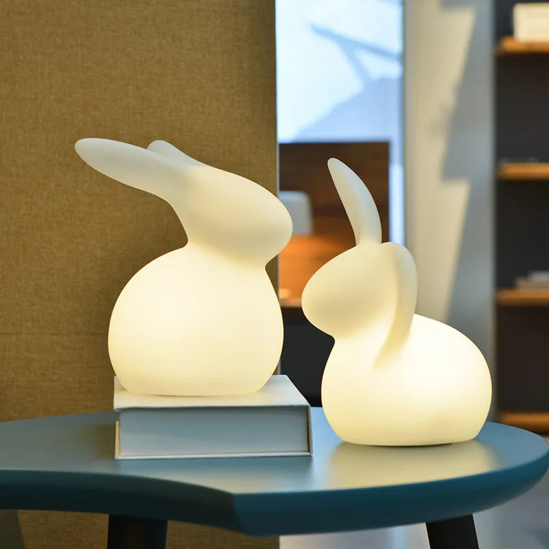 Veilleuse lapin Bluetooth dans une chambre 