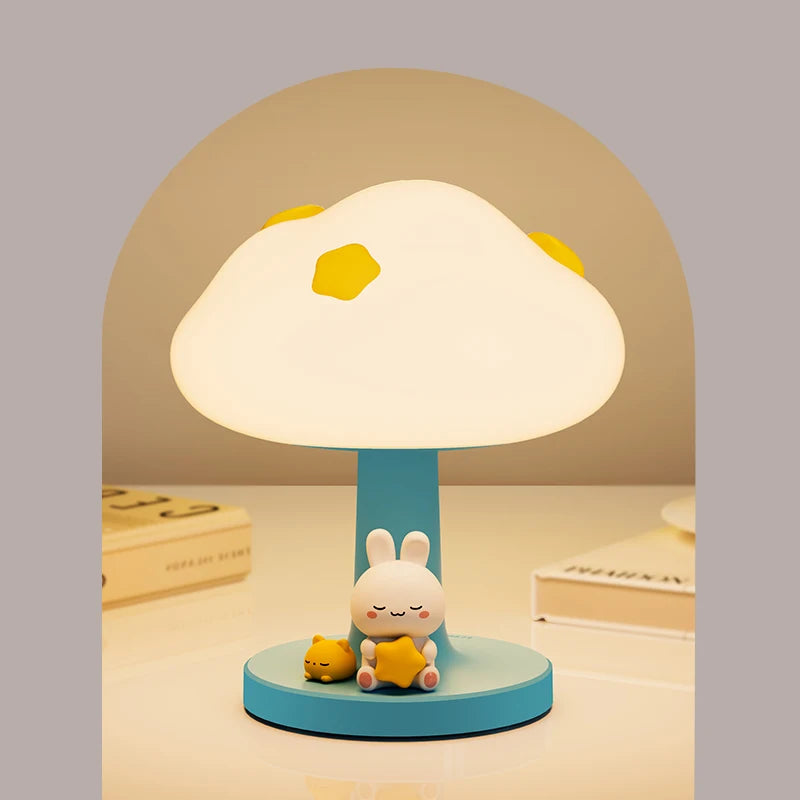 veilleuse musicale panda poser sur la table de la lecture 