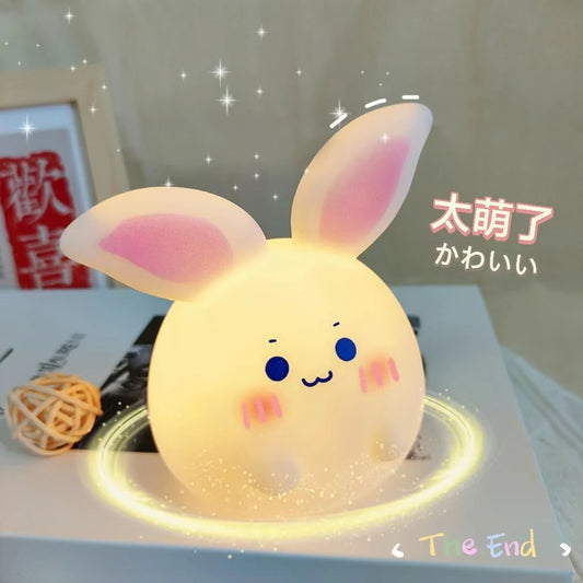 Veilleuse lapin oreilles qui se lèvent 