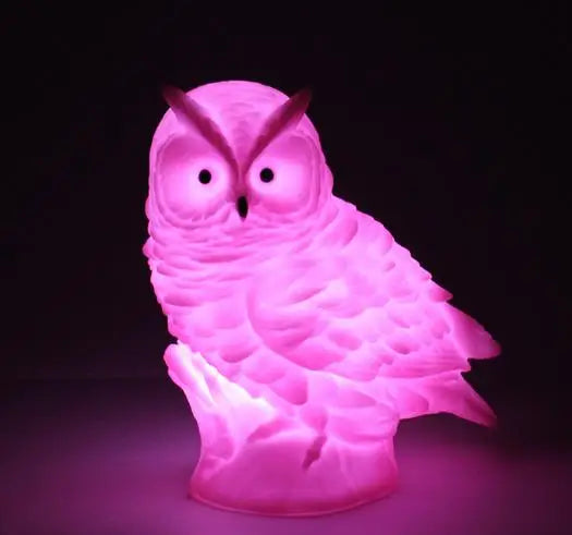 Veilleuse chouette hibou dans une boutique 