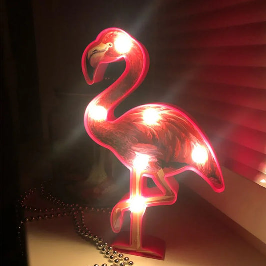 Veilleuse flamant rose 