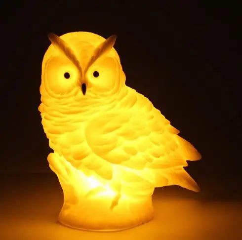 Veilleuse chouette hibou dans un hôtel 