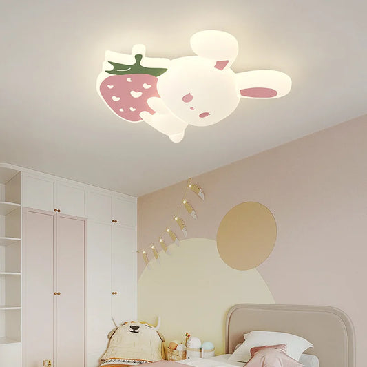 Lapin veilleuse plafond dans un salon 