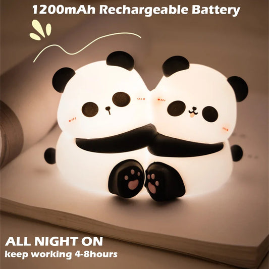 veilleuse enfant panda