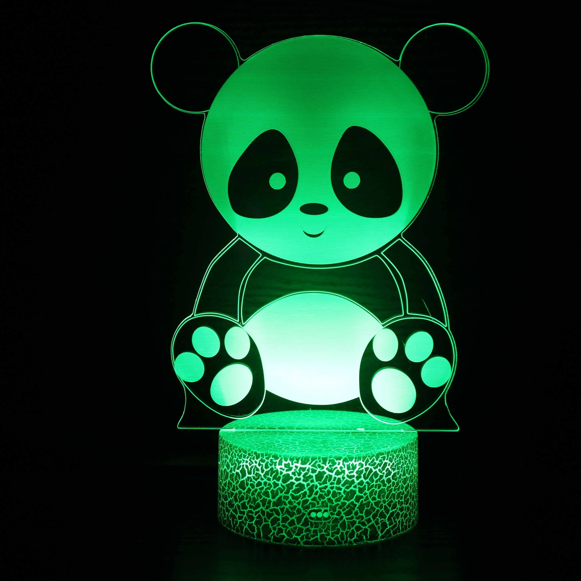 veilleuse led panda dans un restaurant 