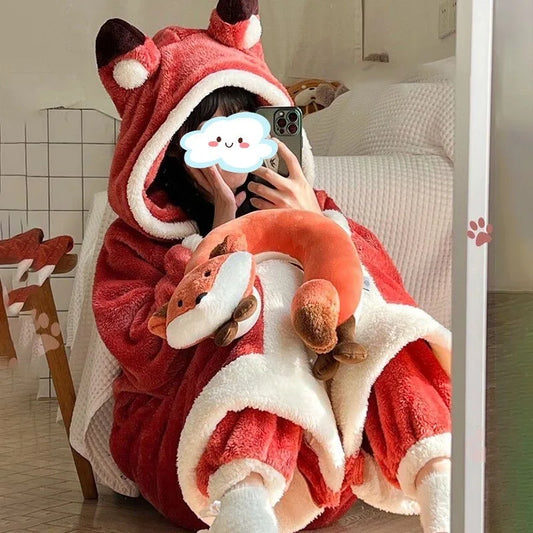 veilleuse panda et renard mettez pendant hiver 